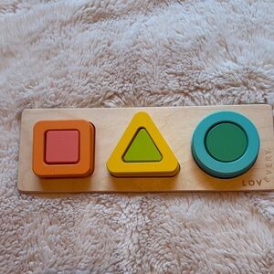 Lovevery Colorful Shape Sorting Puzzle for Kids